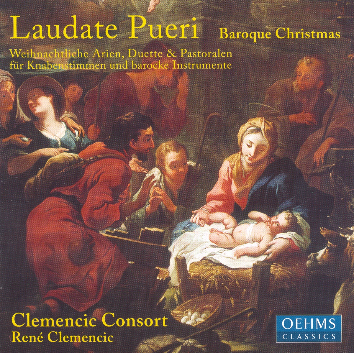 Laudate Pueri - Baroque Christmas by René Clemencic, Clemencic Consort & Pierre Pitzl album cover