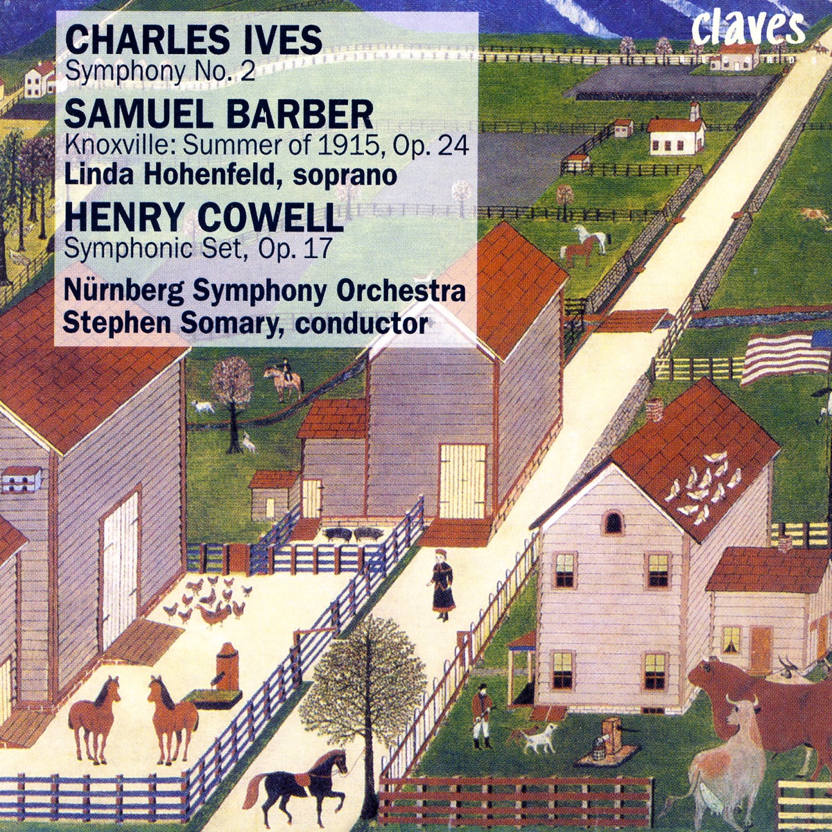 20th Century American Music by Nürnberg Symphony Orchestra & Stephen Somary album cover