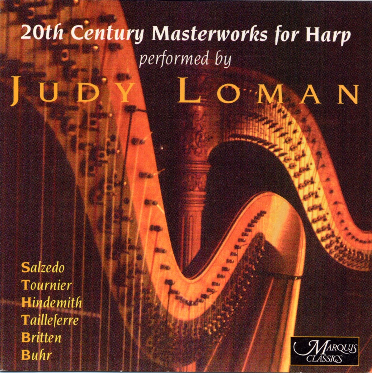 Judy Loman: 20th Century Masterworks for Harp by Judy Loman album cover