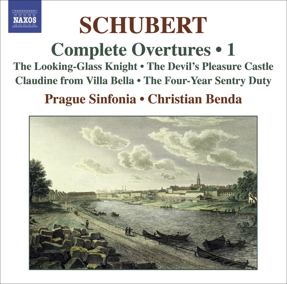 Schubert: Symphonic Overtures, Vol. 1 by Christian Benda & Prague Sinfonia album cover