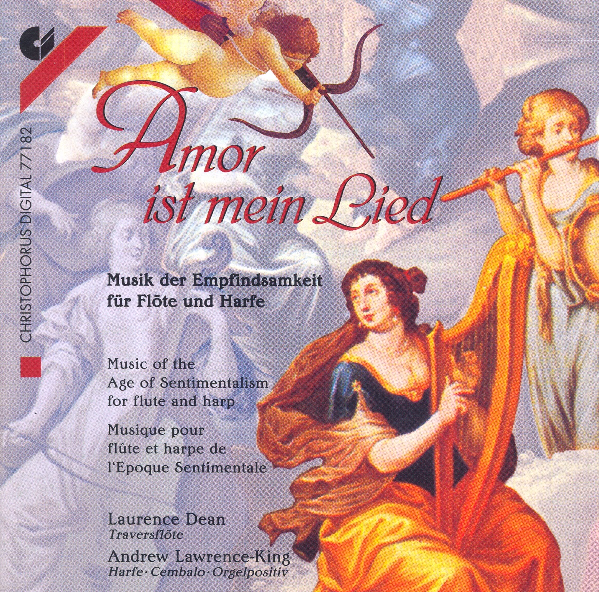 Amor Ist Mein Lied - Abel, Quantz, Benda, Telemann, Benda, Kirnberger & Muthel by Laurence Dean & Andrew Lawrence-King album cover