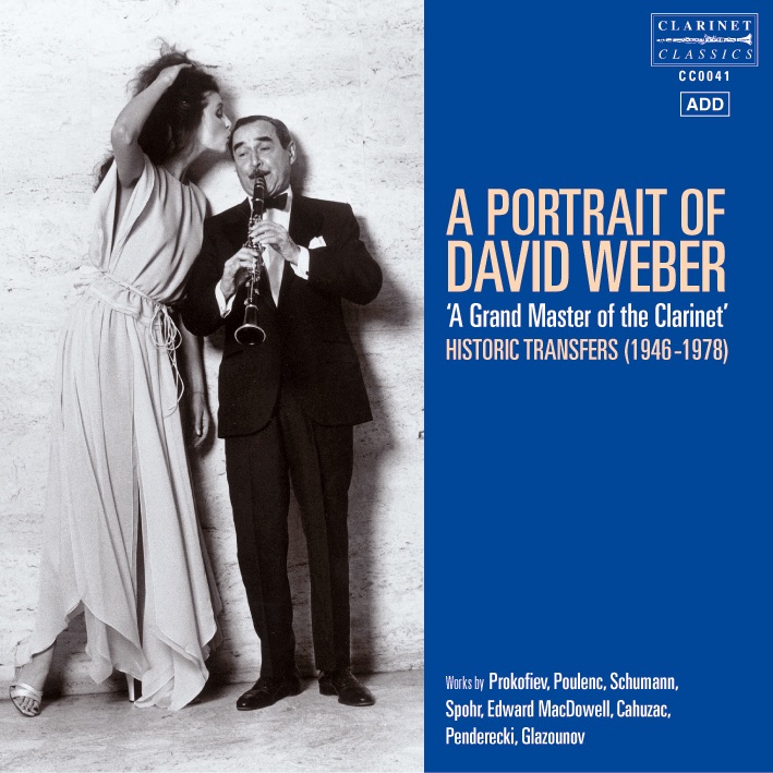 A Portrait of David Weber by David Webber, Vivian Rifkin, William Nowinski, Georges Oekner, Bernard Milovsky, Milton Forstat, Leonard Sharrow, Harriet Wingreen, Alice Howland, Leopold Mittman, Salvador Camerata Orchestra, Jane Hayes, Nicolas Roussakis & Concert Arts Orchestra album cover