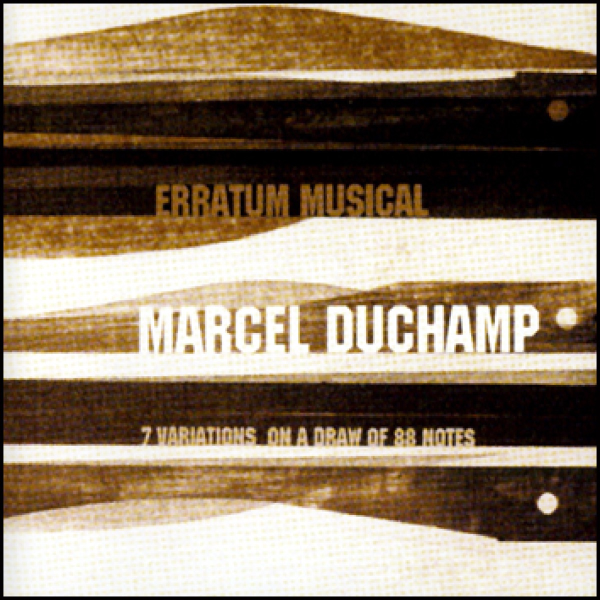 Duchamp: Erratum Musical by Stephane Ginsburgh album cover