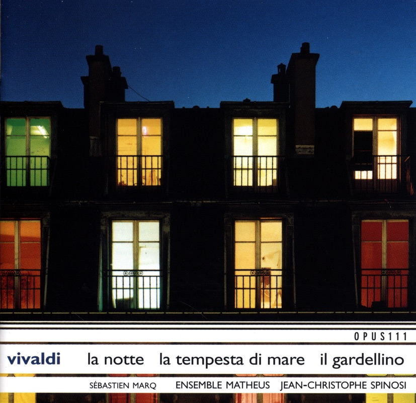Vivaldi: la Notte, la Tempesta di Mare, Il Gardellino by Jean-Christophe Spinosi & Ensemble Matheus album cover