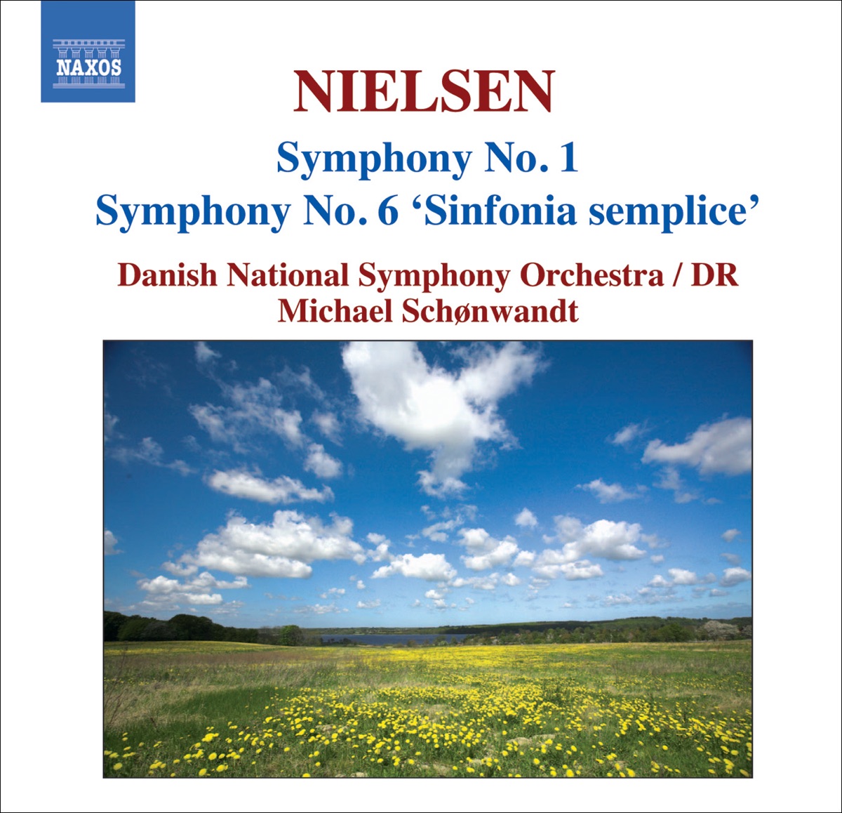 Nielsen: Symphonies Nos. 1 and 6 "Sinfonia semplice" by Michael Schønwandt & Danish National Symphony Orchestra album cover
