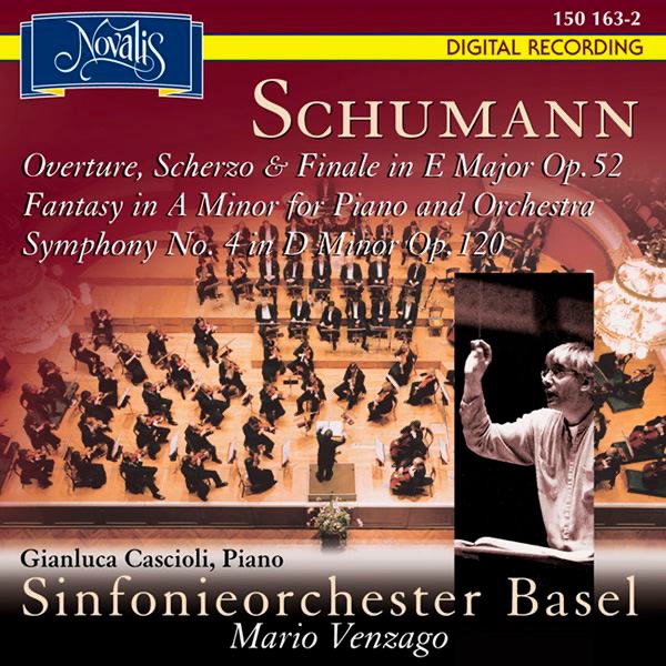 A Different Schumann, Vol. 1 by Sinfonieorchester Basel, Gianluca Cascioli & Mario Venzago album cover