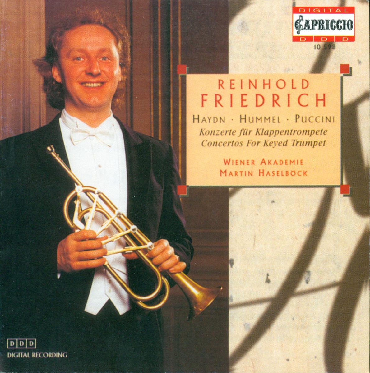 Haydn, Hummel & M. Puccini: Trumpet Recital by Martin Haselbock & Reinhold Friedrich album cover