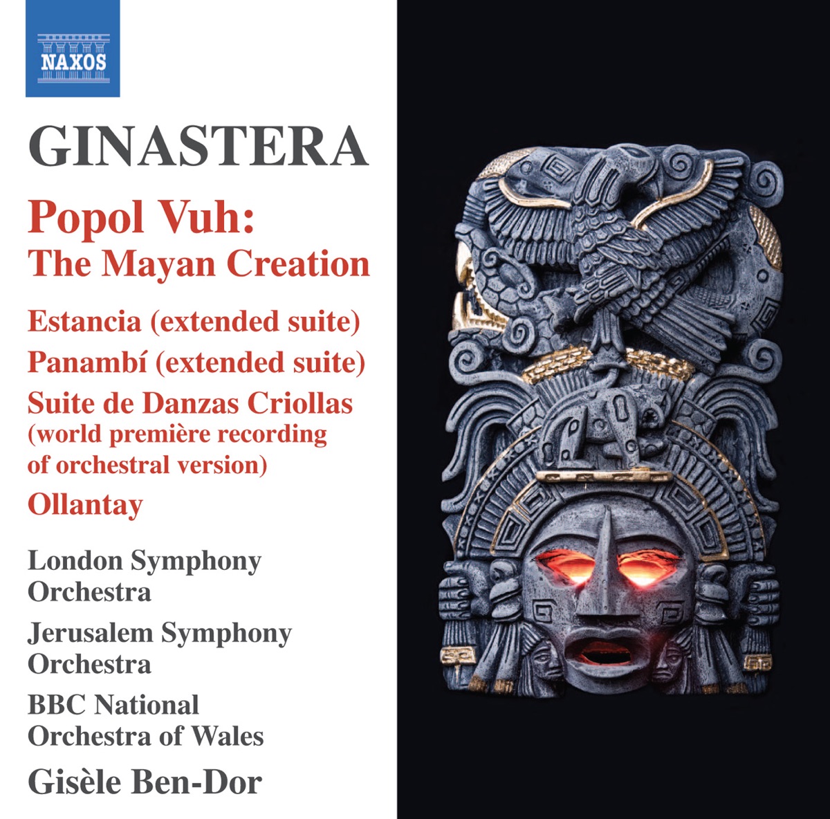 Ginastera: Popol vuh by Gisèle Ben-Dor album cover