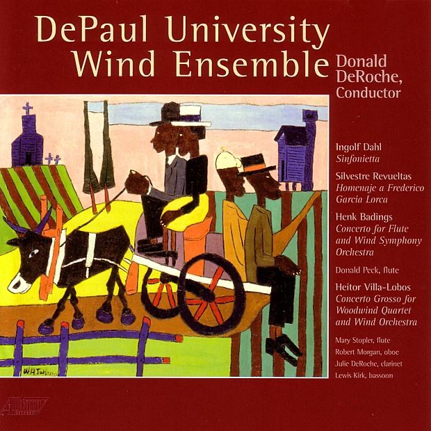 DePaul University Wind Ensemble - Sinfonietta, Homenaje a Frederico Garcia Lorca by DePaul University Wind Ensemble, Donald DeRoche & Donald Peck album cover