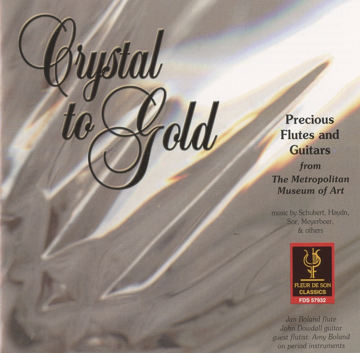 Crystal to Gold by Jan Boland, John Dowdall & Amy Boland album cover