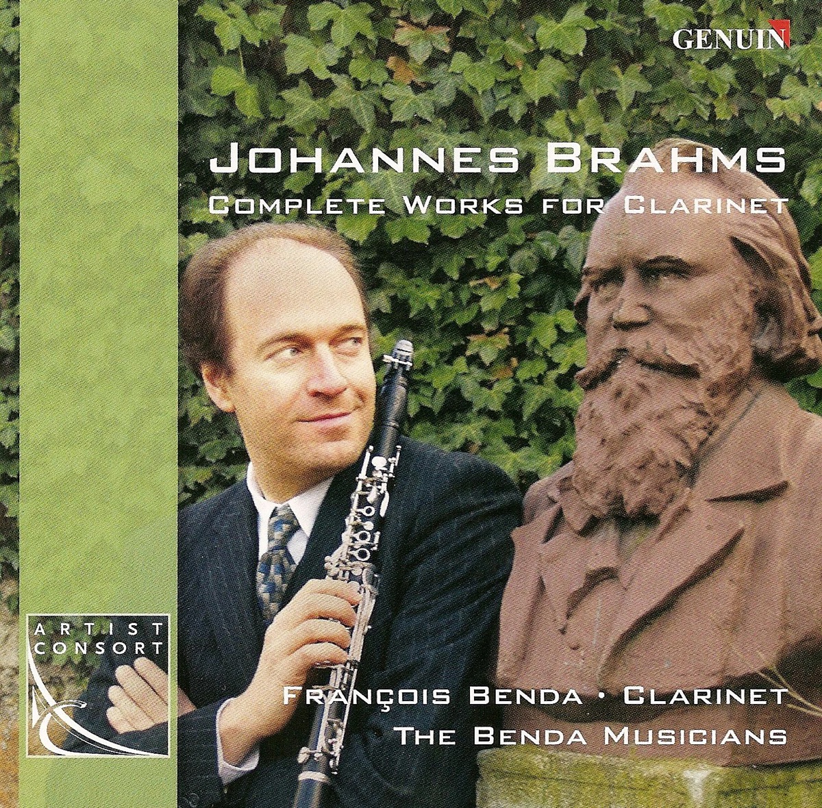 Brahms, J.: Clarinet Music (Complete) by Francois Benda album cover