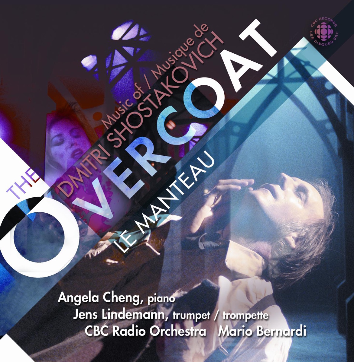 Shostakovich: Overcoat (The) - Music for the Film by Angela Cheng, Jens Lindemann, Mario Bernardi & CBC Radio Orchestra album cover