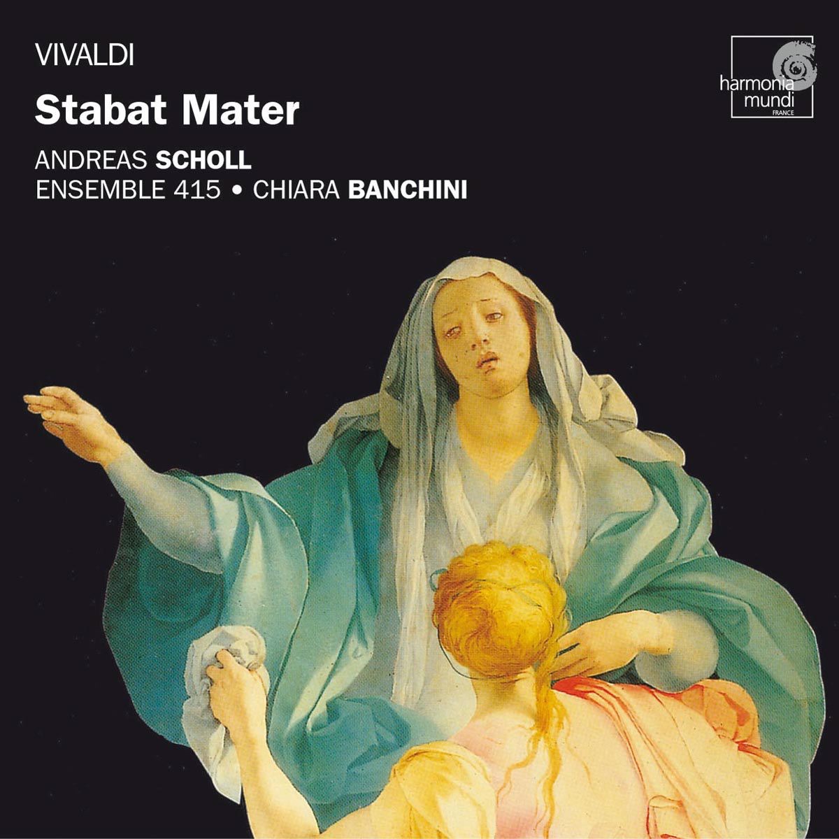 Vivaldi: Stabat Mater by Andreas Scholl, Chiara Banchini & Ensemble 415 album cover