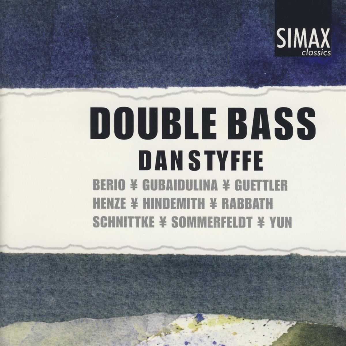 Double Bass by Dan Styffe album cover