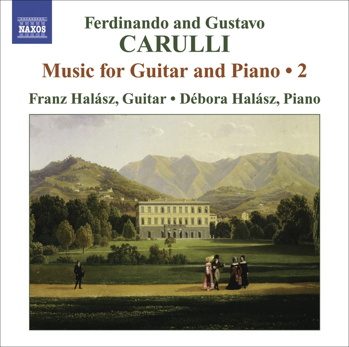 Carulli: Guitar and Piano Music, Vol. 2 by Franz Halász & Débora Halász album cover