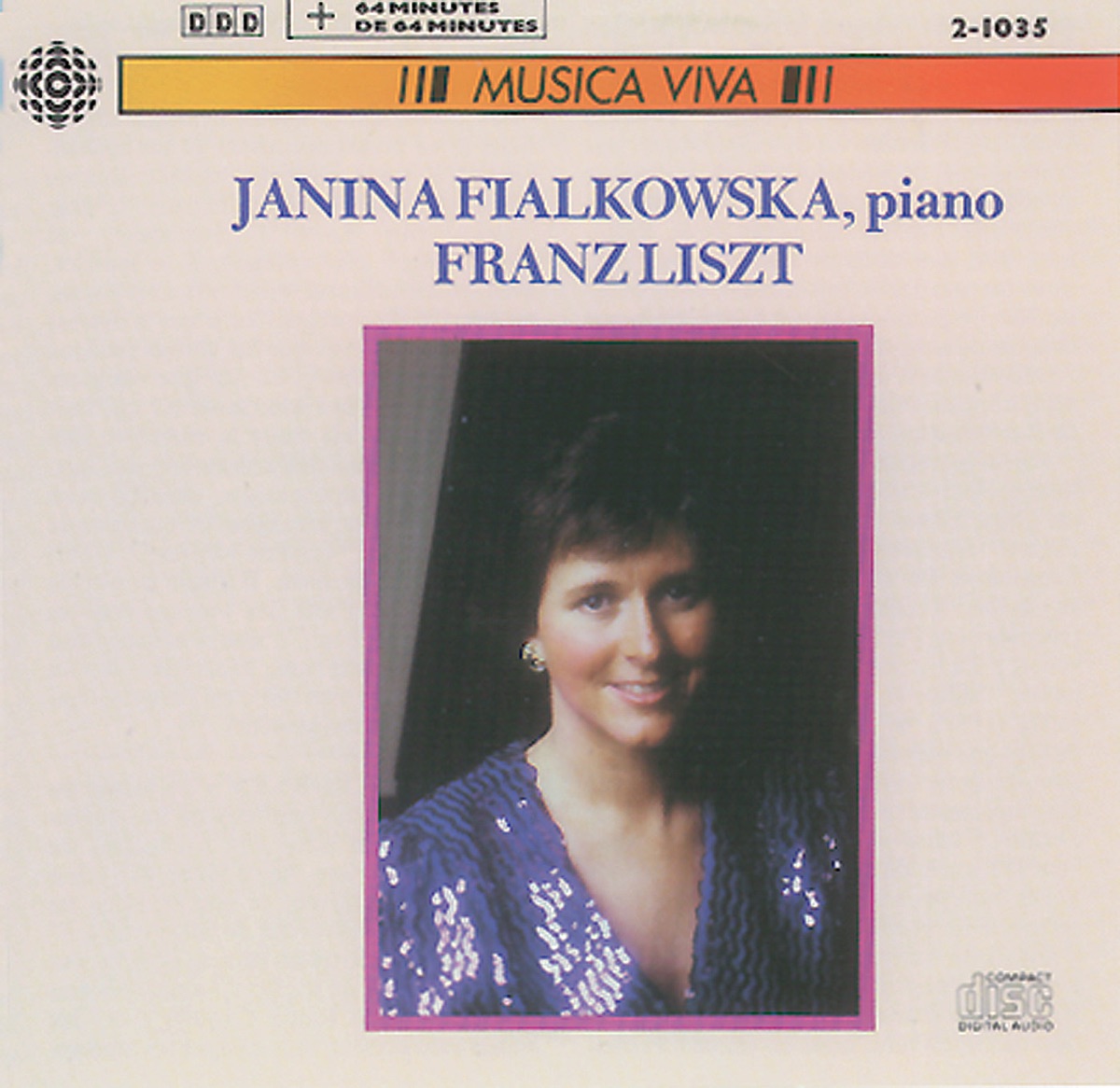 Liszt: Piano Works Played By Flalkowska by Janina Fialkowska album cover