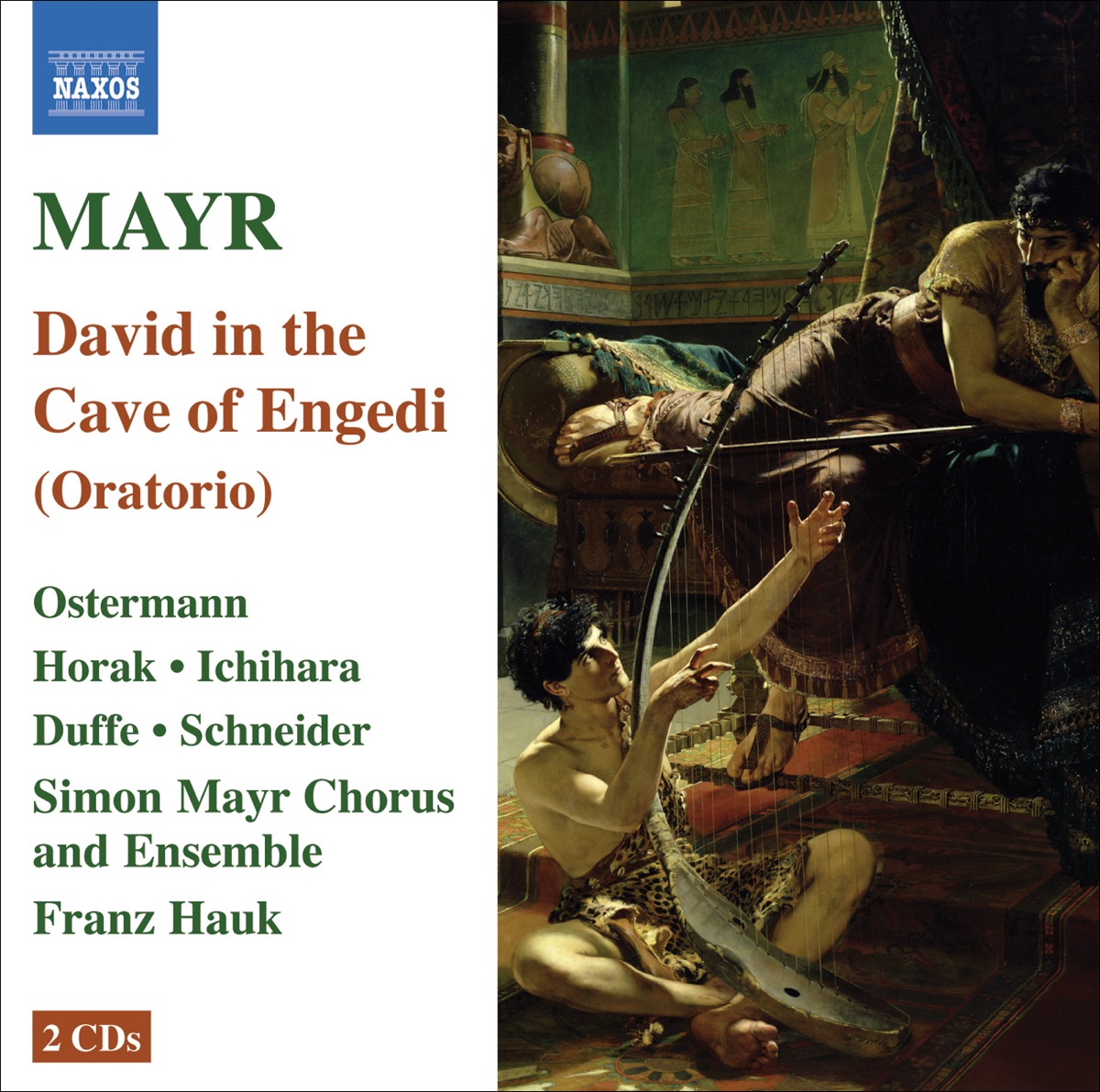 Mayr: David in spelunca Engaddi (David in the Cave of Engaddi) by Simon Mayr Choir, Franz Hauk & Simon Mayr Ensemble album cover