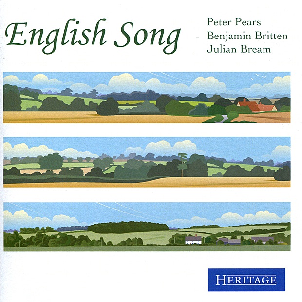 English Song by Sir Peter Pears, Benjamin Britten & Julian Bream album cover