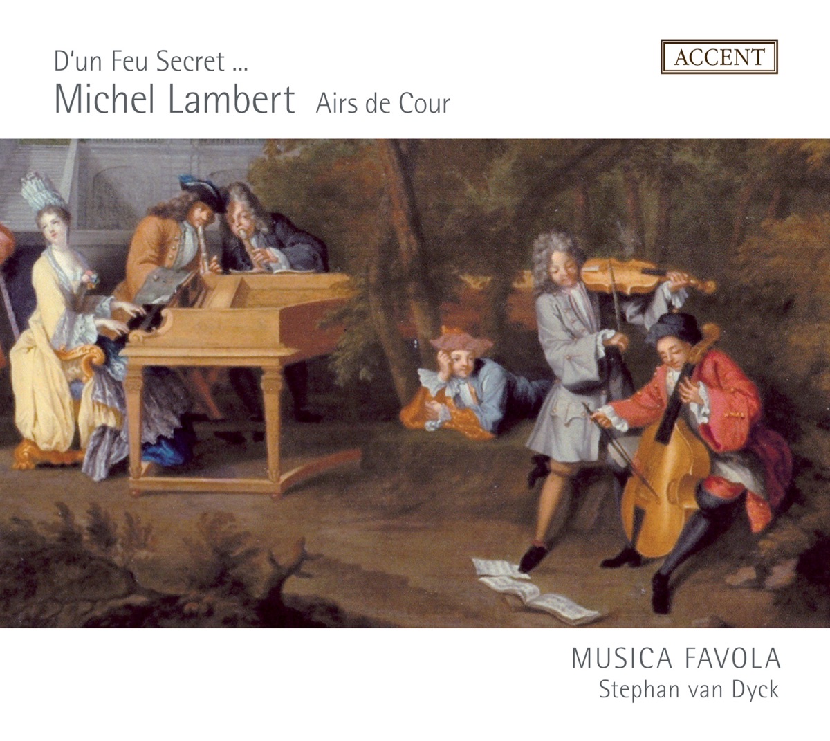 Lambert & Lully: Airs de Cour by Musica Favola, Stephan Van Dyck & Aline Zylberajch album cover