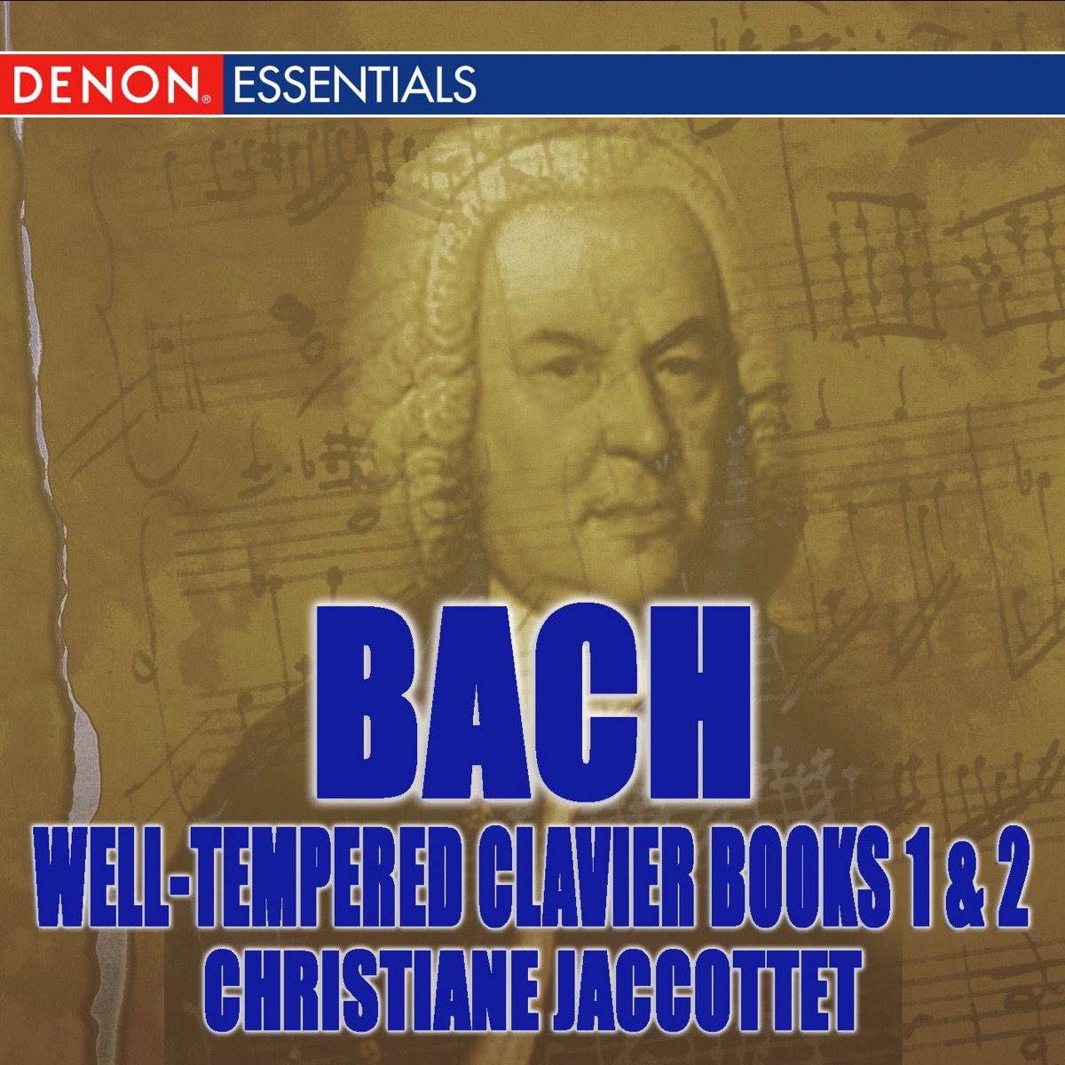 J.S. Bach: The Well-Tempered Clavier, Books I & II by Christiane Jaccottet album cover