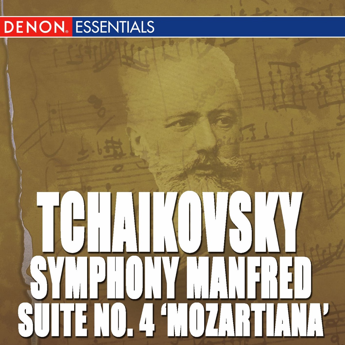 Tchaikovsky: Symphony Manfred, Op. 58 - Suite No. 4 "Mozartiana" by Süddeutsche Philharmonie album cover