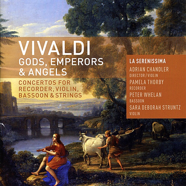 Vivaldi: Gods, Emperors & Angels by La Serenissima, Adrian Chandler, Pamela Thorby, Peter Whelan & Sara Deborah Struntz album cover