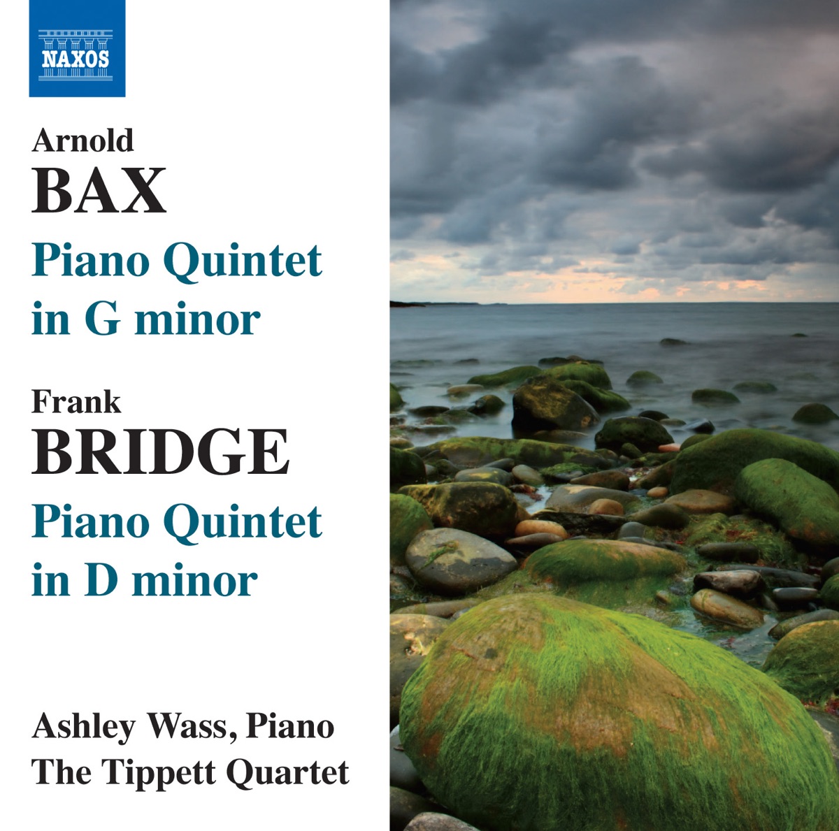 Bax & Bridge: Piano Quintets by Ashley Wass & Tippett Quartet album cover