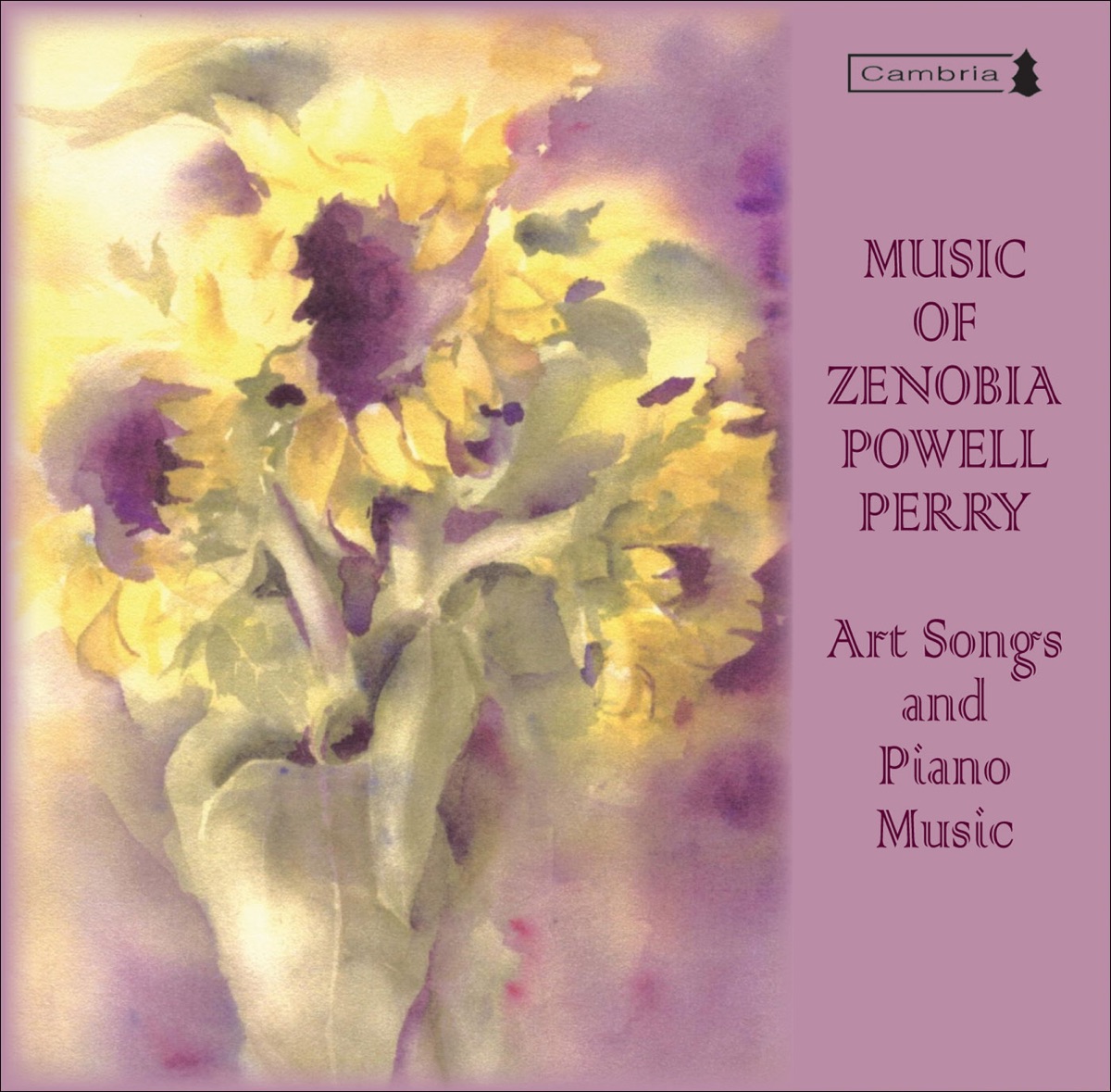 Music By Zenobia Powell Perry by Darryl Taylor, Deon Nielsen Price, Janis-Rozena Peri, Berkeley Price, John Crotty & Joyce Catafalno album cover