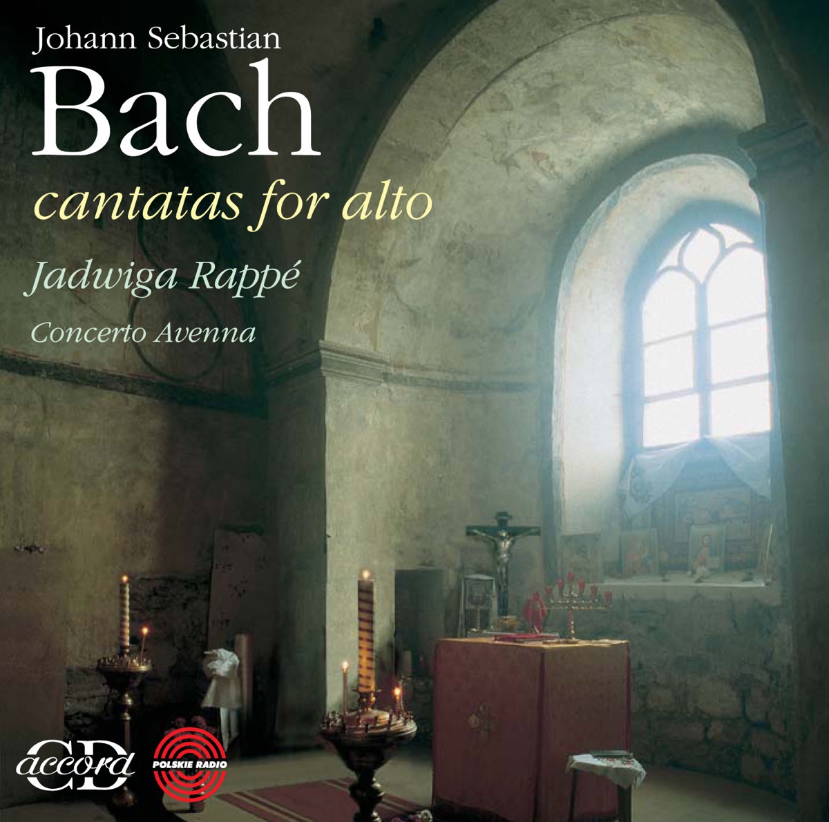 Bach: Cantatas for Alto by Jadwiga Rappe, Concerto Avenna, Andrzej Mysinski & Studio Chorus album cover