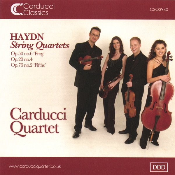 Haydn: String Quartets by Carducci String Quartet album cover