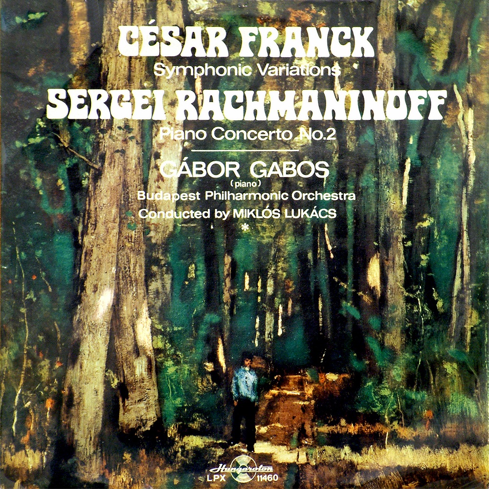 Symphonic Variations - Piano Concerto No.2 by Gábor Gabos, Budapest Philharmonic Orchestra & Miklós Lukács album cover