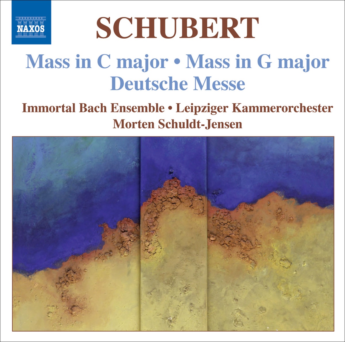Schubert, F.: Masses Nos. 2 and 4 - Deutsche Messe by Christine Wehler, Morten Schuldt-Jensen, Leipzig Chamber Orchestra, Immortal Bach Ensemble, Tobias Berndt, Claudia Reinhard, Raimund Minarschik, Markus Flaig & Rudiger Ballhorn album cover