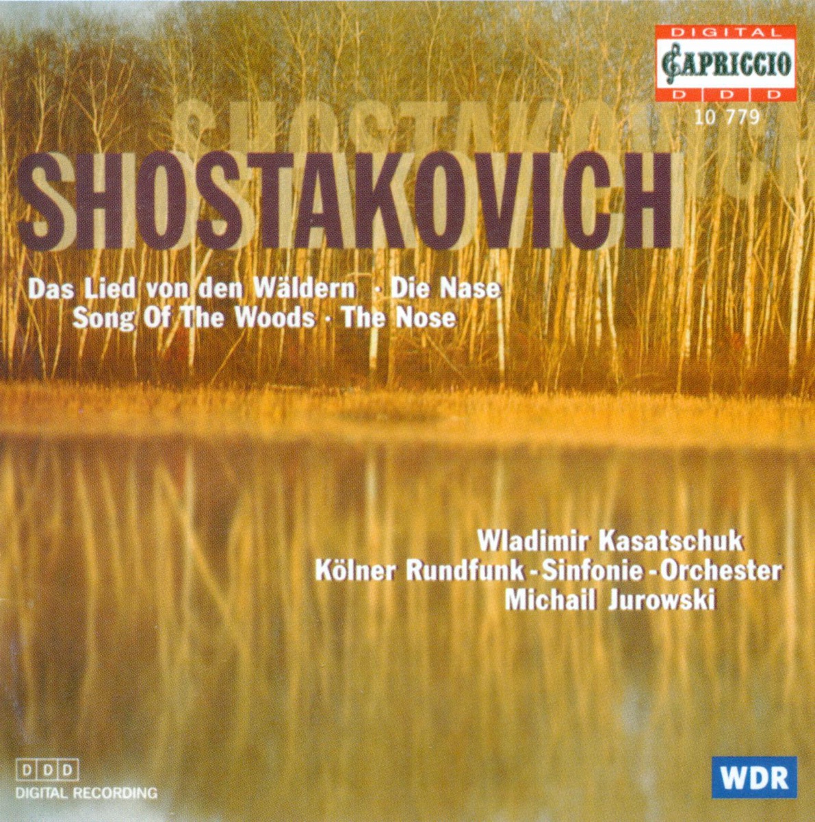 Shostakovich: Song of the Forests, The Nose Suite by Michail Jurowski, Cologne Radio Symphony Orchestra & Cologne Radio Chorus album cover