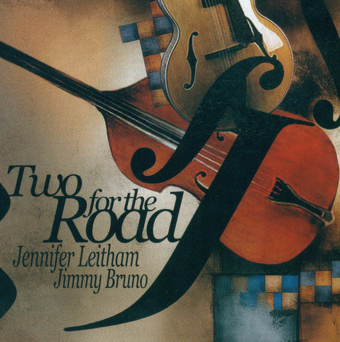 Two for the Road by Jennifer Leitham & Jimmy Bruno album cover
