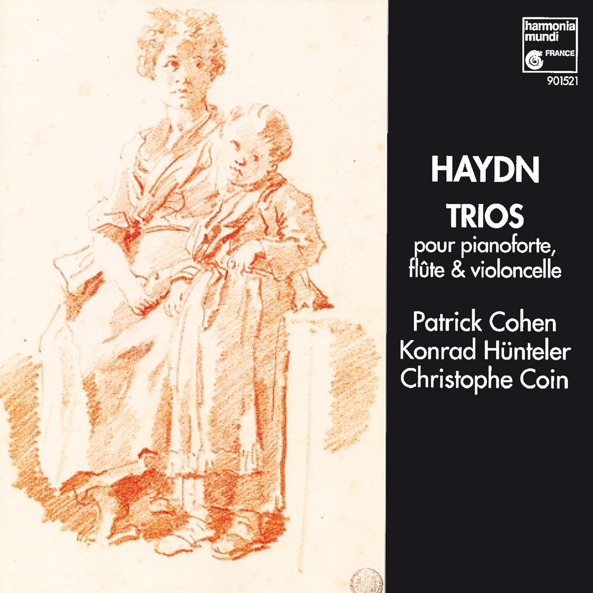 Haydn: Flute Trios Nos. 28-30 by Christophe Coin, Konrad Hünteler & Patrick Cohen album cover