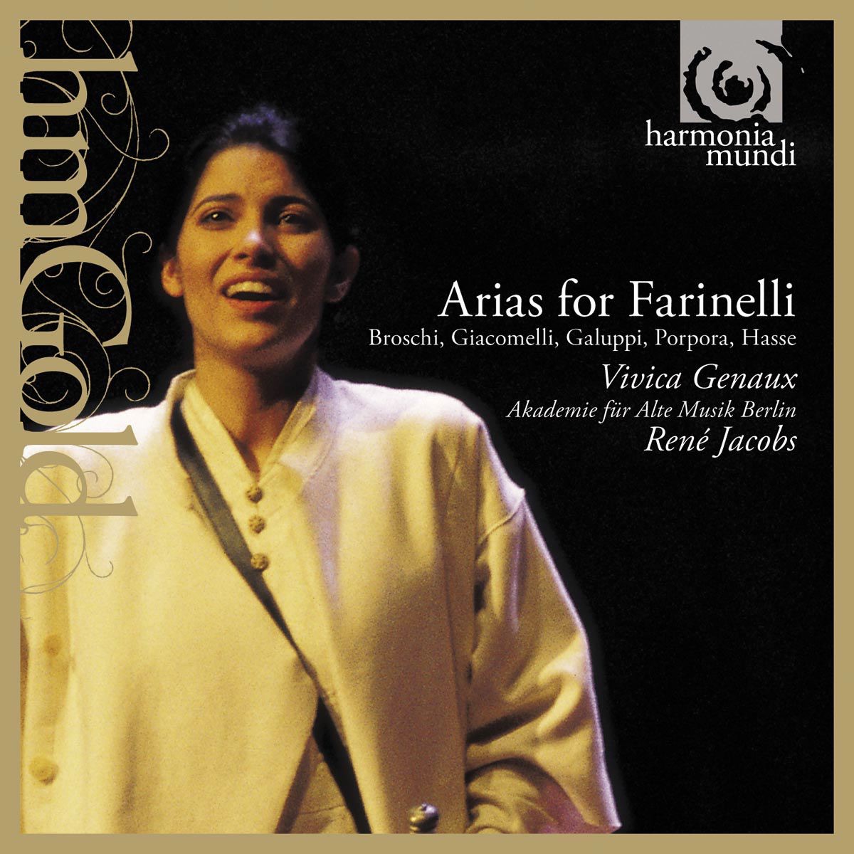Arias for Farinelli by Vivica Genaux, René Jacobs & Akademie für Alte Musik Berlin album cover