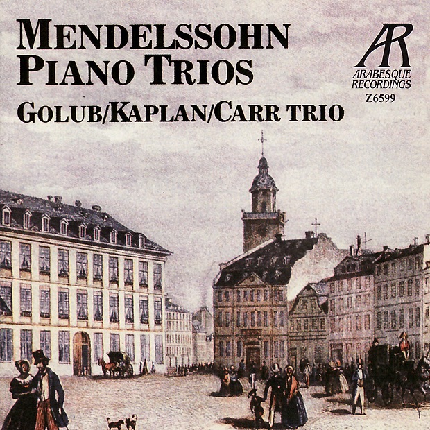 Mendelssohn: Trios Nos. 1 & 2 by Golub Kaplan Carr Trio album cover