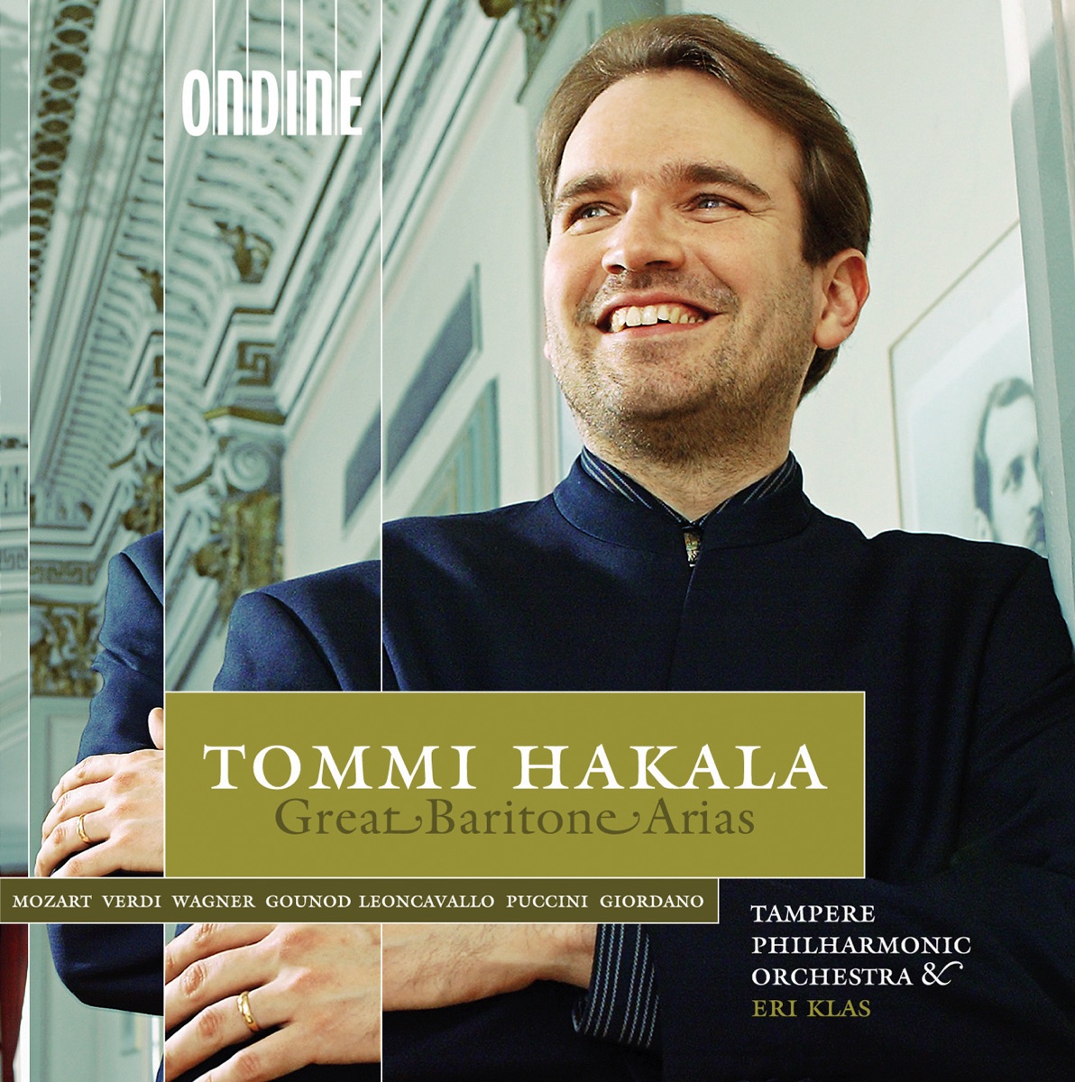 Great Baritone Arias by Tommi Hakala, Eri Klas & Tampere Philharmonic Orchestra album cover