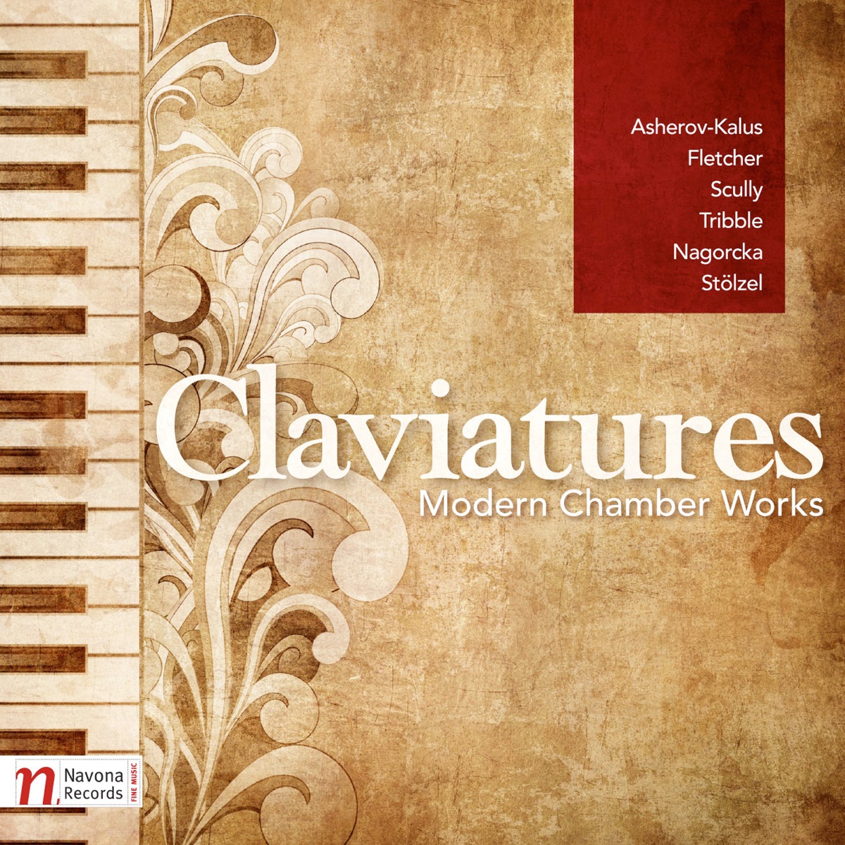 Claviatures: Modern Chamber Works by Doug Graham, Neil Casey, Winifred Goodwin, Karolina Rojahn, Lisa Hennessy, Ondrej Lebr, Lukas Klansky, Anne-Marie Brown, Lawrence Figg & Robert Pherigo album cover