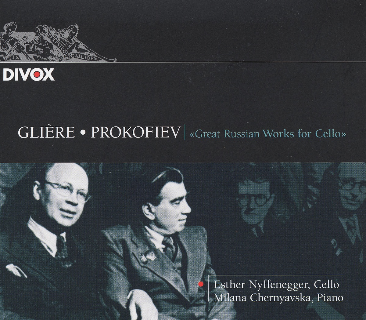 Gliere: 12 Pieces, Op. 51 - Prokofiev: Cello Sonata by Milana Chernyavska & Esther Nyffenegger album cover
