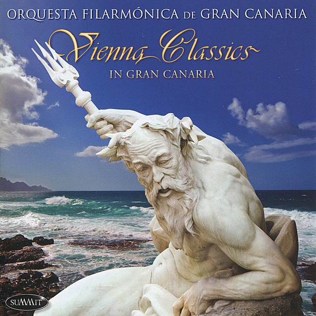 Vienna Classics in Gran Canaria by Orquesta Filarmónica de Gran Canaria, Antoni Ros-Marba, Christopher Adey & José-Luis Garcia album cover