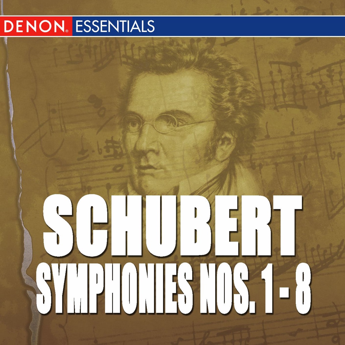 Schubert: Symphonies 1-8 by Moscow Symphony Orchestra album cover