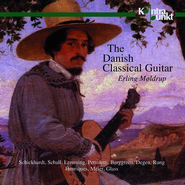 The Danish Classical Guitar by Erling Møldrup & Morten Zeuthen album cover