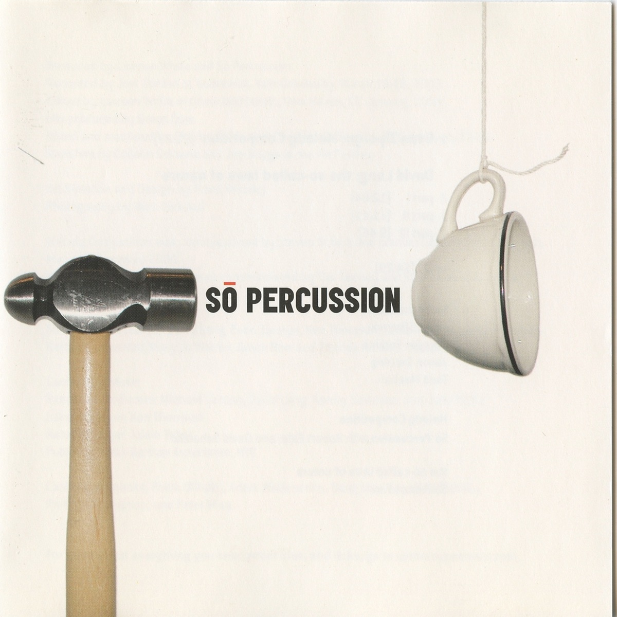 So Percussion by Robert Esler, Sō Percussion & Dave Schotzko album cover