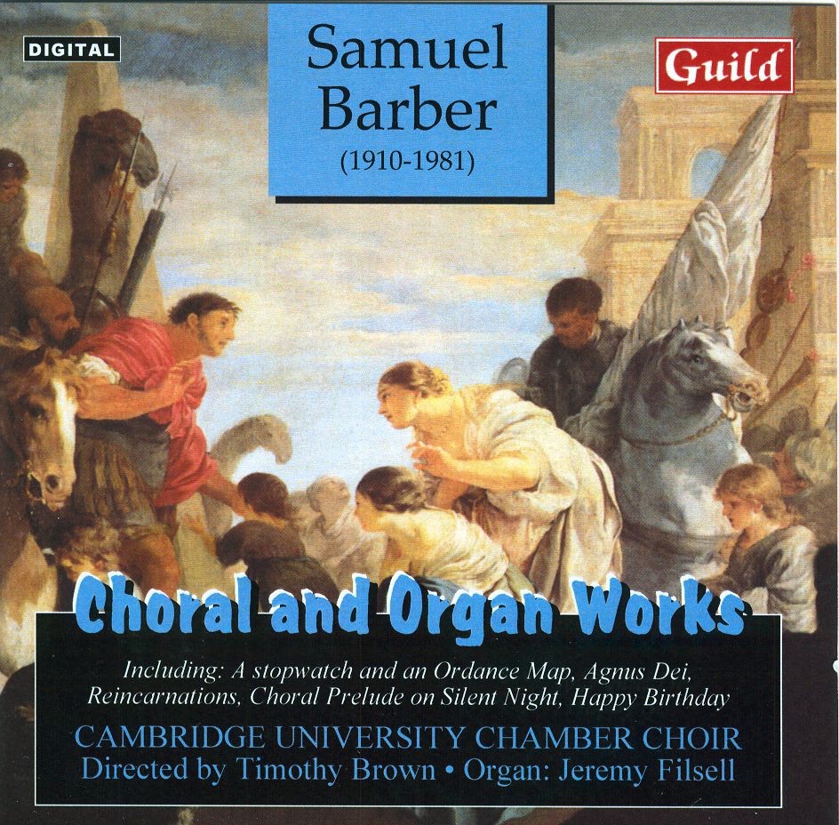 Barber: Choral and Organ Works by Cambridge University Chamber Choir & Timothy Brown album cover