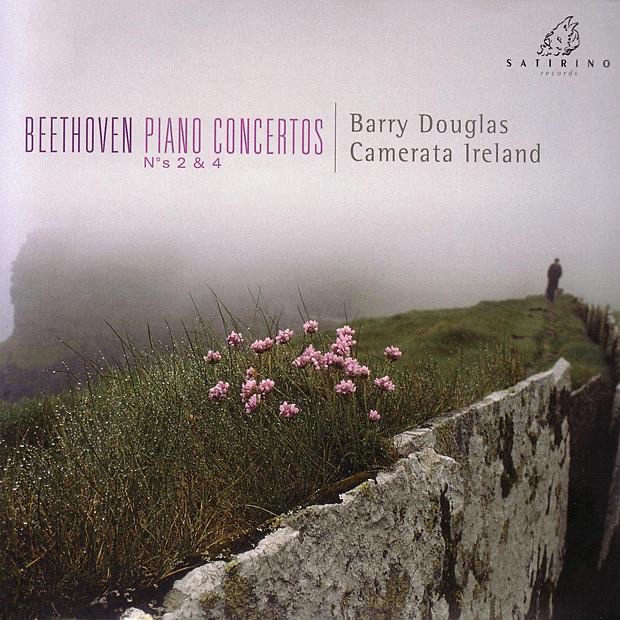 Beethoven: Piano Concertos Nos. 2 & 4 by Barry Douglas & Camerata Ireland album cover