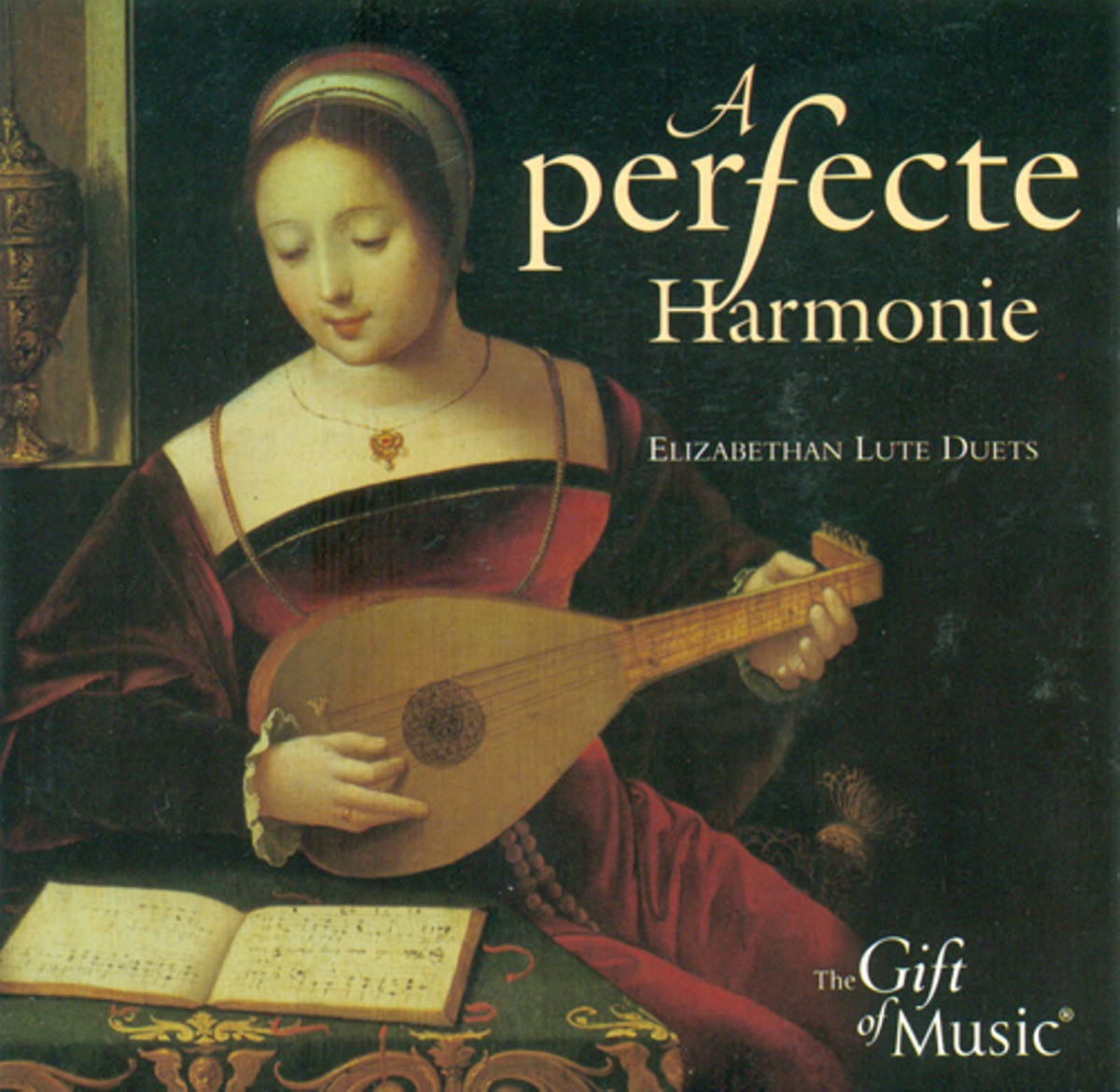 Lute Duets - Dowland, J. - Robinson, T. - Danyel, J. - Pilkington, F. - Marchant, J. - Milano, F. Da (A Perfecte Harmonie) by Lynda Sayce & Matthew Spring album cover