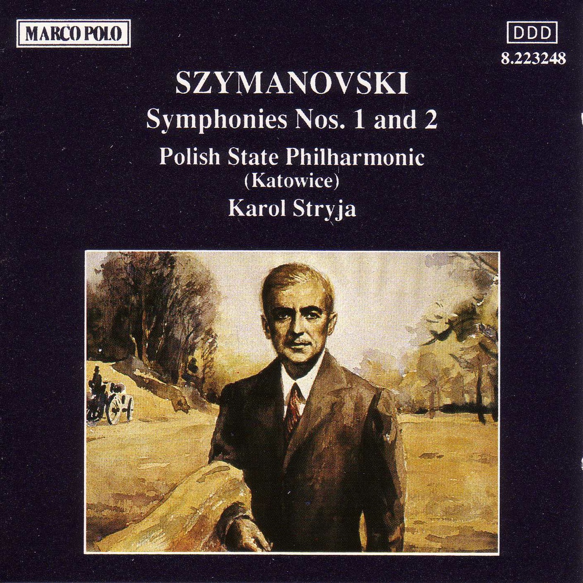 Szymanowski: Symphonies Nos. 1 and 2 by Karol Stryja & Katowice Polish State Philharmonic Orchestra album cover