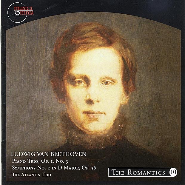 Beethoven: Piano Trio, Allegretto in B-Flat Major, Symphony No. 2 in D Major by The Atlantis Trio album cover