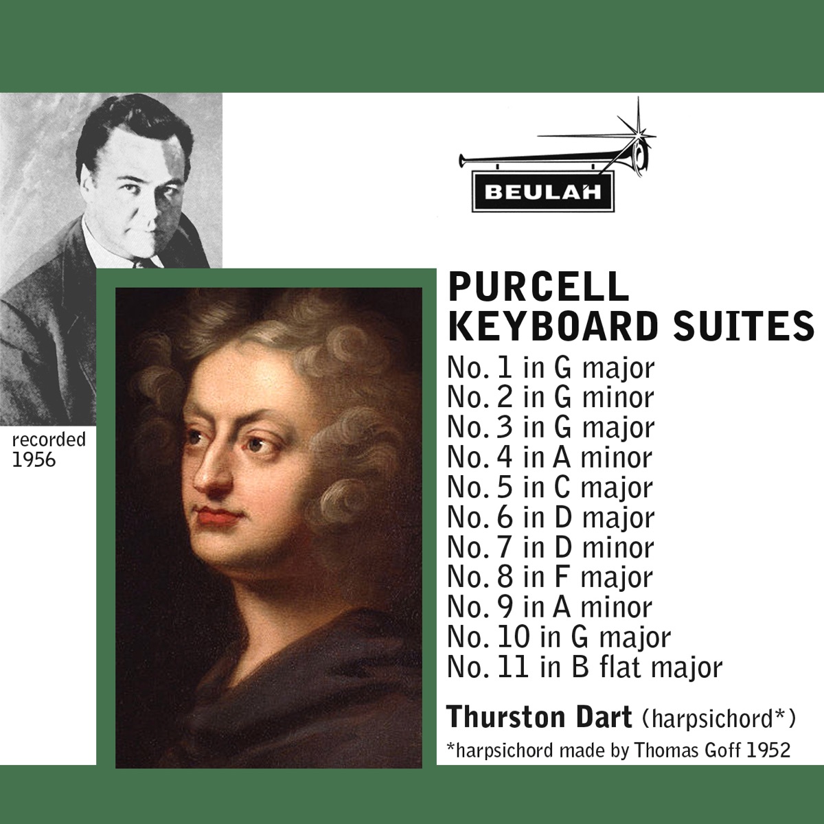 Purcell: Keyboard Suites by Thurston Dart album cover